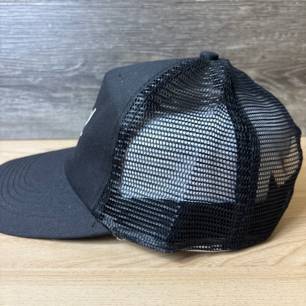 Alex Bradley Hat Cap Snap Back Black Trucker Adjustable - Picture 4 of 10